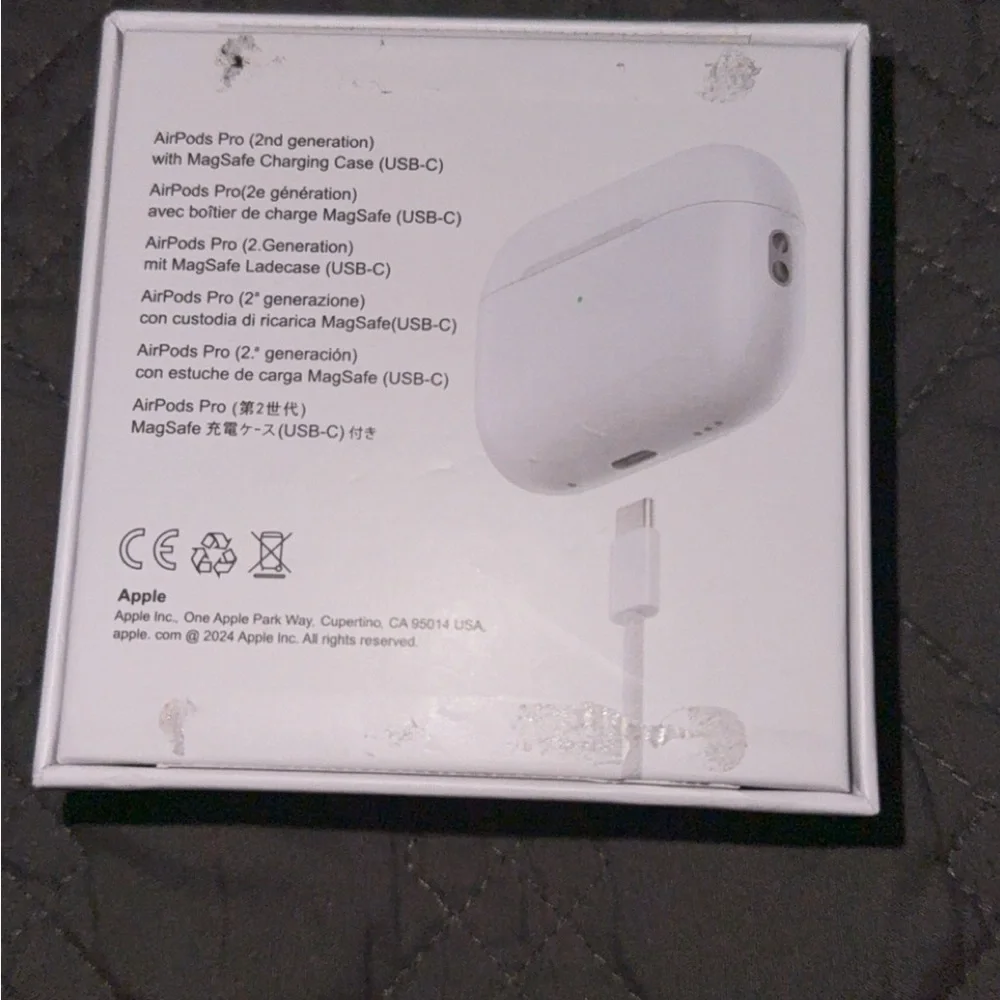 Apple AirPods Pro Gen 2- Sleek White Design